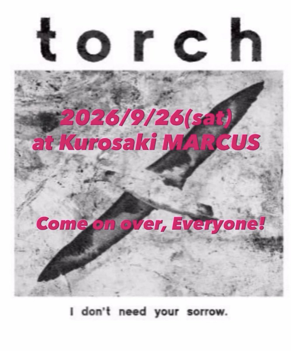 sivata's tweet photo. 2026.9/26土曜日

北九州黒崎マーカス

torchサウンド

ホフ
パンキールック
コンセントジャック

hof 
Pankye Rukc
Concent Jack https://t.co/qBG3MUhMg9