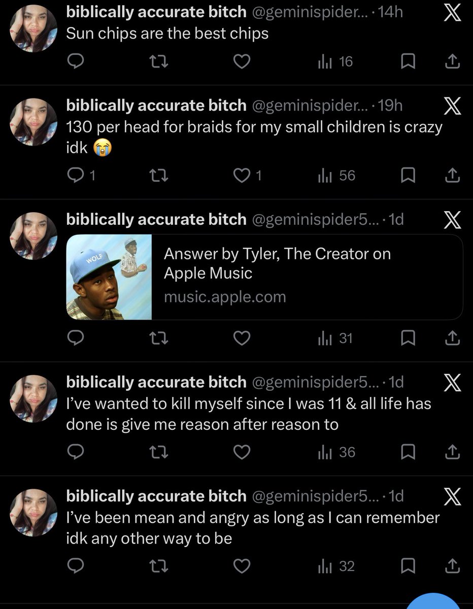 CoaldWarKid's tweet photo. I don’t know why I did this but I popped into a thread about Hobo Johnson and his depression posting. 

He’s not the point here but the stranger thing is who is talking about hobo Johnson in 2026 and what else are they talking about. 

Three accounts, distinct and yet all inhuman https://t.co/b0l1erA7BP