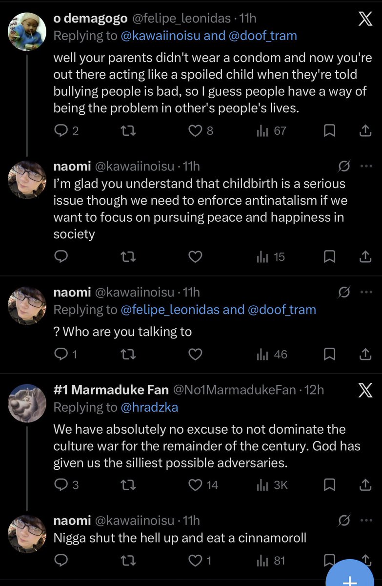 CoaldWarKid's tweet photo. I don’t know why I did this but I popped into a thread about Hobo Johnson and his depression posting. 

He’s not the point here but the stranger thing is who is talking about hobo Johnson in 2026 and what else are they talking about. 

Three accounts, distinct and yet all inhuman https://t.co/b0l1erA7BP