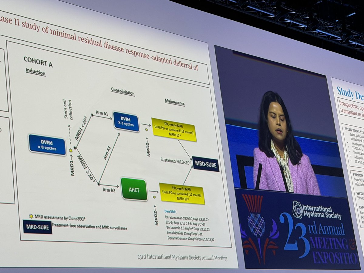 Rahul Banerjee, MD, FACP (@RahulBanerjeeMD) — #IMS26 — conference slide