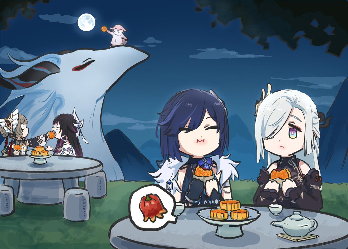 xinzoruo's tweet photo. 享月饼🥮赏明月🌕 https://t.co/XHQoq4ipEY