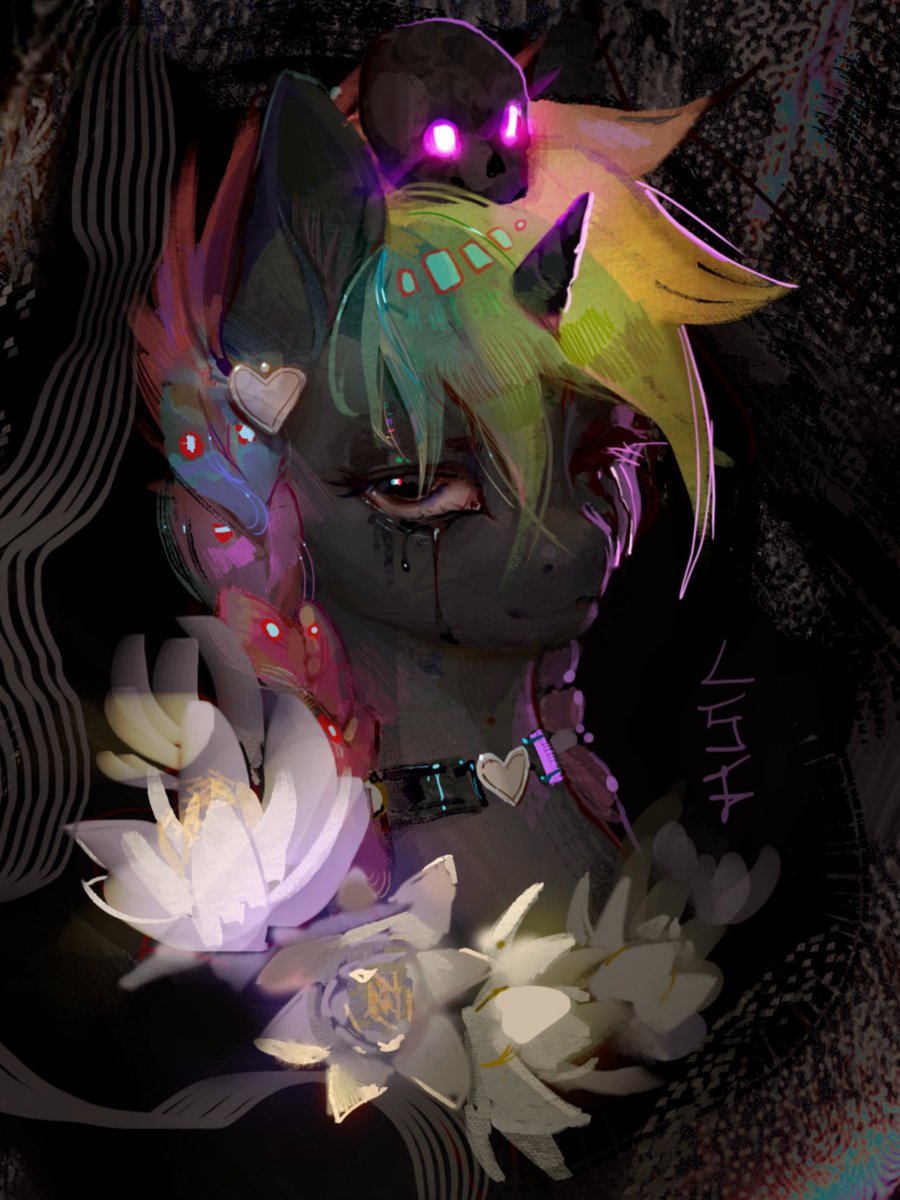 LSFukuro's tweet photo. for my bestie @Smith120X 🖤

#mlp #mylittlepony #ponyart #semirealism #digitalart #art #ocpony https://t.co/5K8DHhH344