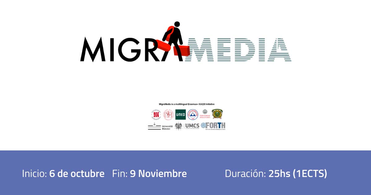 UNEDAbierta's tweet photo. Join the second edition of Representation of Migration in Visual Media, developed as part of the Erasmus+ MigraMedia project.
Explore how films and visual media shape our understanding of migration, borders, refugees and diversity.
👉
https://t.co/fW23eiCRsd
#MigraMedia #MOOC https://t.co/pk7cVAv8zH