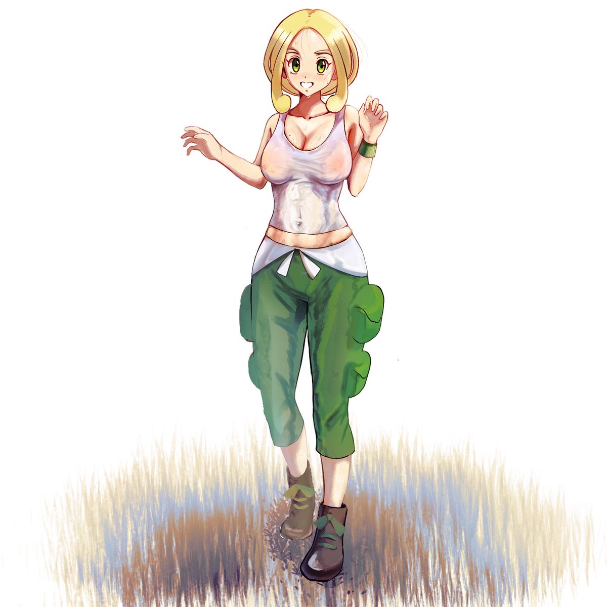 MisaK_AnotherK's tweet photo. 昨日描いたビオラさんをちょい修正
次からトレーナー描くときはポケモンも入れてみるか

#ポケモンXY https://t.co/vEoPbx01E2