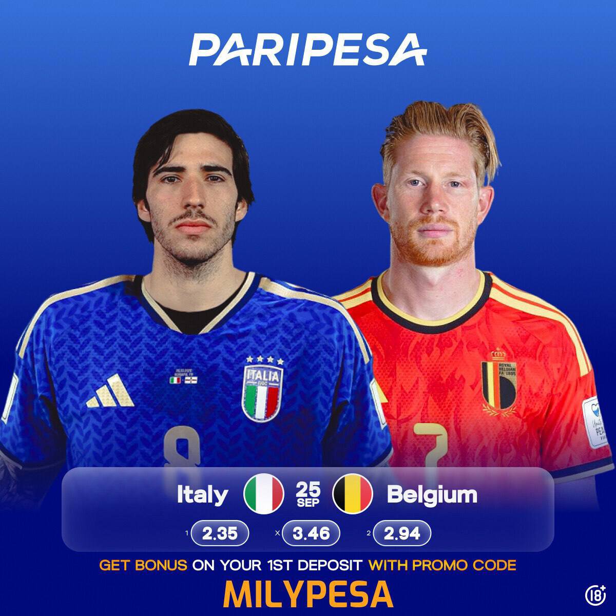 Emilyly01's tweet photo. BET OF THE DAY ON PARIPESA🚀

12 ODDS : ERU7L  L4U7L

5HV7L  B9U7L

Register Here👇
https://t.co/n13TsrvfOy
apps ⏩️ https://t.co/2GqJANZVlW

✅Use promo code MILYPESA to receive your welcome bonus up to N230,000 https://t.co/PGVIqZedhD