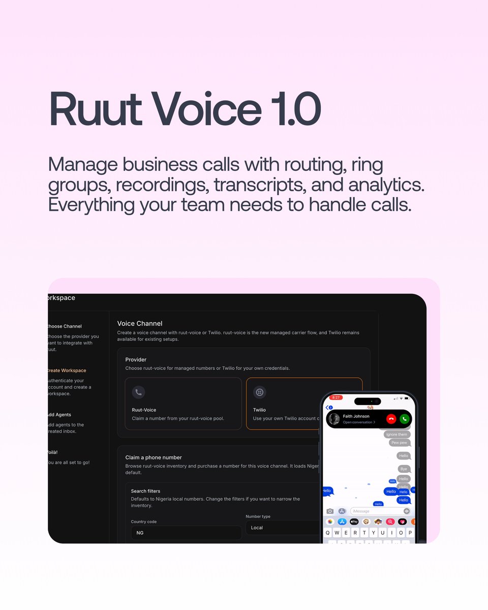 RuutChat tweet picture