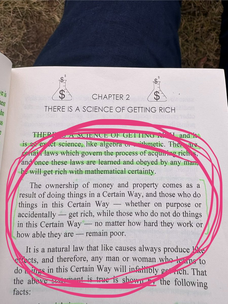 sam1sm1th's tweet photo. “ the ownership of money and property comes as a result of doing things in a Certain Way, and those who do things in this Certain Way - whether on purpose or accidentally - get rich, while those who do not do things in the Certain Way  – no matter how hard they work or how able they are – remain poor.” 

~ Wallace D. Wattles