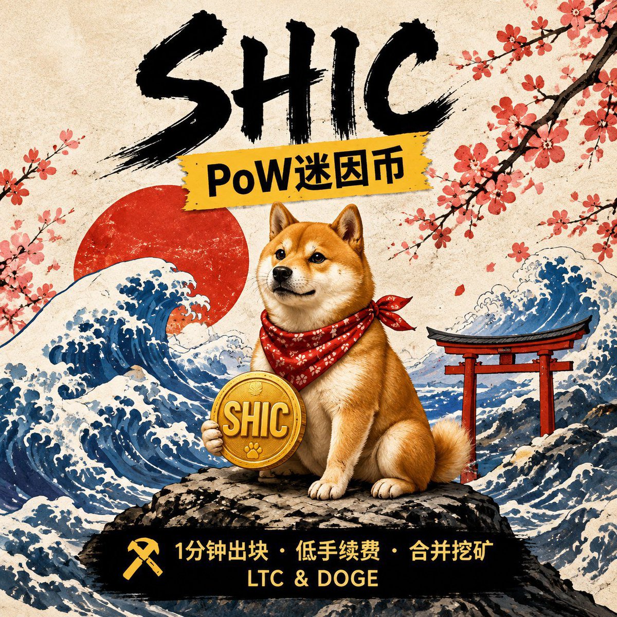 dungeoncxo's tweet photo. $SHIC 真正的可挖矿柴犬币!独立Layer1,Scrypt算法,支持LTC/DOGE合并挖矿。无预挖无ICO,全靠挖出来。公平启动,社区为王!
👉 加入中文社群:https://t.co/mJvIoMxImx,入群发地址,领空投20000shic
#SHIC #MineableMeme https://t.co/aDoWdICDUn