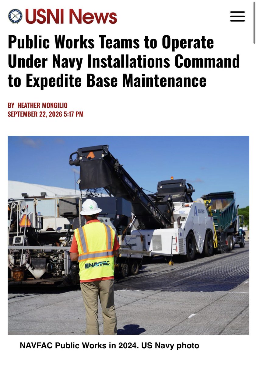 brentdsadler's tweet photo. No More Red Hills and Never Forget the Boise!

Recent moves by the Navy to address convoluted organizational structures and non-focused leadership on maintenance of ships and bases/barracks etc. long overdue. Poor leadership and convoluted organizational relations in part led to the loss of the LHA Bonhomme Richard in San Diego from an uncontrolled 5-day in-port fire.

Poor shore facility maintenance and repairs led to contamination of Hawaii’s aquifers at Red Hill Fuel Deport - a totally avoidable incident.

And then there is the sad saga of the years nuclear submarine Boise sat idle almost a decade waiting for nuclear maintenance due to lack of facilities… untold sailors and officers had their careers sidelined due to being stuck preside rather than at-sea on one of too few nuclear submarines we have - recently this boat was slated for retirement without the work being done.

Results matter and forceful and technically competent leadership a prerequisite - SecNav is leading the way.

See the news here:

https://t.co/f96nAZiNRH

-and-

https://t.co/9jhcMGuuAC