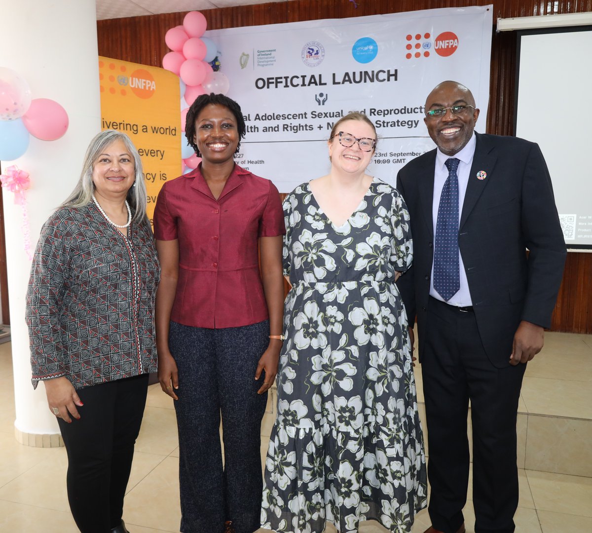 ShairoseM's tweet photo. The launch of Liberia’s Adolescent SRHR &amp; Nutrition Strategy reflects our shared commitment to healthier futures for young people. 💙
Pleased to join @moh_liberia, @irlembliberia &amp; @UNFPALiberia &amp; in advancing this important agenda.
#ForEveryChild https://t.co/cJijSv1y3E