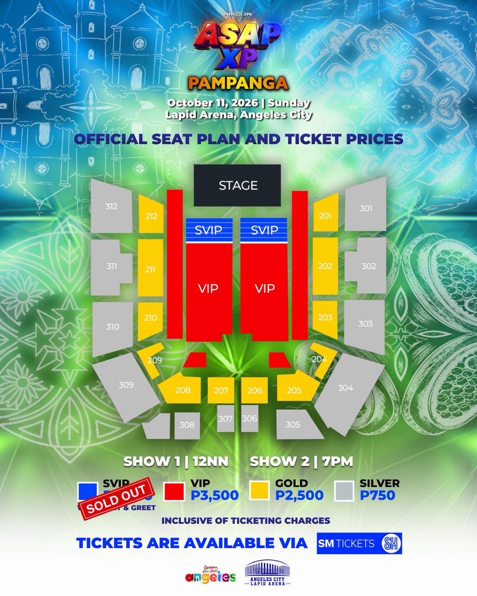 sunmoon_dara's tweet photo. Angeles! 🥳
Pampanga! ✨
Central Luzon! 🤩

Ika yu naman ing maka-experience ning ASAPXP concert party! Malagad mu ini! Sali na kayu tickets banta akayabe nyu la reng paborito yung Kapamilya stars! https://t.co/vM2s3d3wJR
