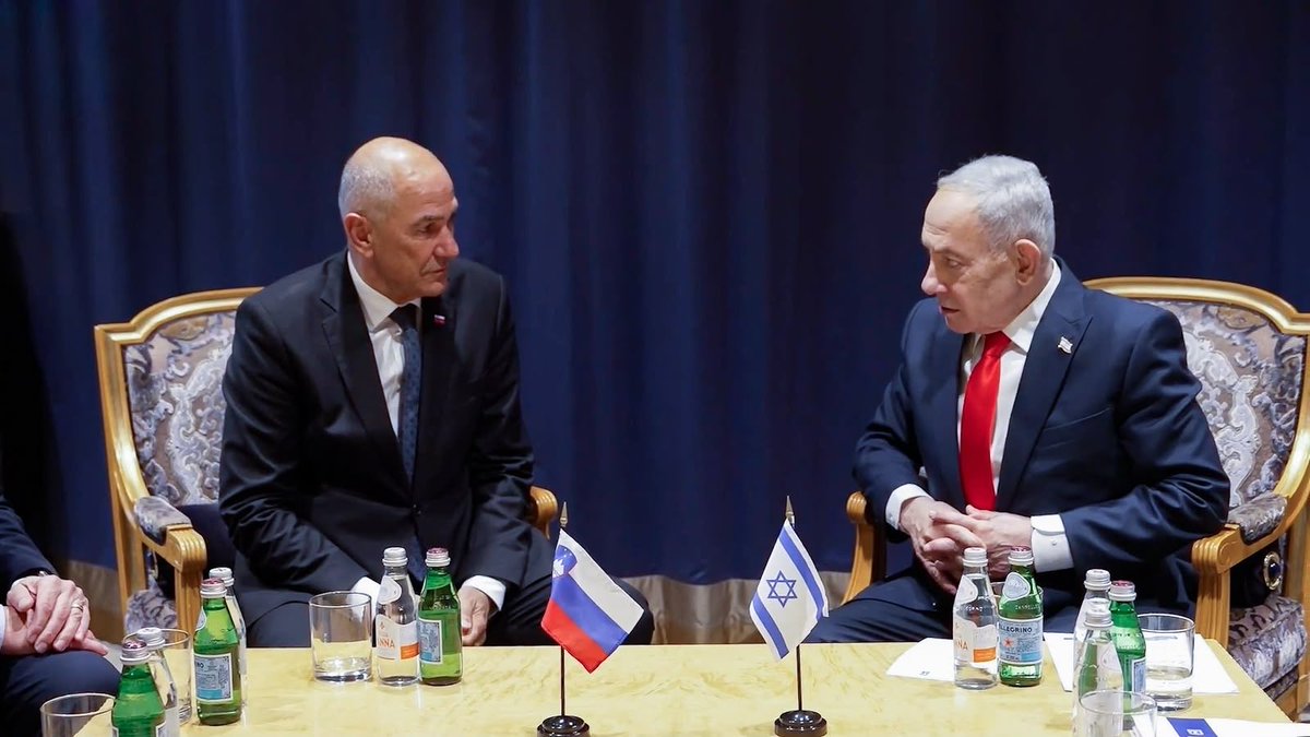 🇮🇱🇸🇮 Israeli Prime Minister Benjamin Netanyahu met with Slovenian Prime Minister Janez Janša on the sidelines of the UN General Assembly as the two countries move to deepen bila…