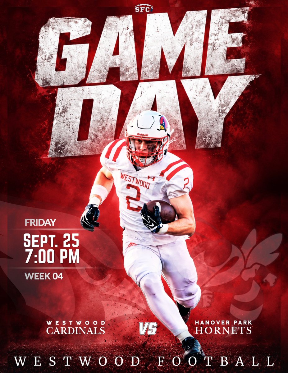 CardinalsTDClub's tweet photo. IT’S 🏈 GAME DAY‼️🎉The Cardinals are on the road and ready to take on Hanover Park 📣Lets Go Boys - Exterminate the Hornets💨🐝
#ItsaWhiteOut👻#dontbelate⌚️
#Roadtrippin🚌⚪️ 🔴 #ROLLWOOD
📍@Hanover Park HS
⏰ 7:00 PM
🆚 Hanover Park https://t.co/sNrvuKtGFo