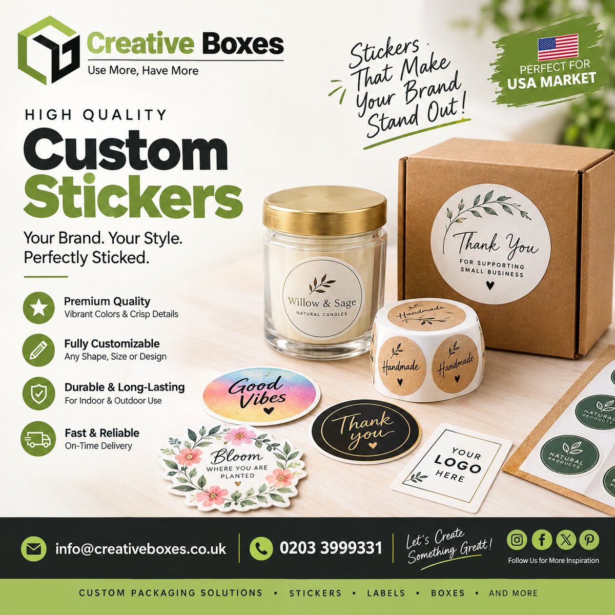 creativeboxesco's tweet photo. โจ Make Your Brand Stick!โจ
๐ Custom. Professional. Made for Your Brand.
๐ Call: 0203 3999331
๐ง Email: info@creativeboxes.co.uk
๐ Website: https://t.co/1tsltPo8vC
๐ฌ Ready to make your packaging stand out? Get in touch today!
#CustomStickers #ProductPackaging #SmallBusinessUK https://t.co/kdmnxCPVRp