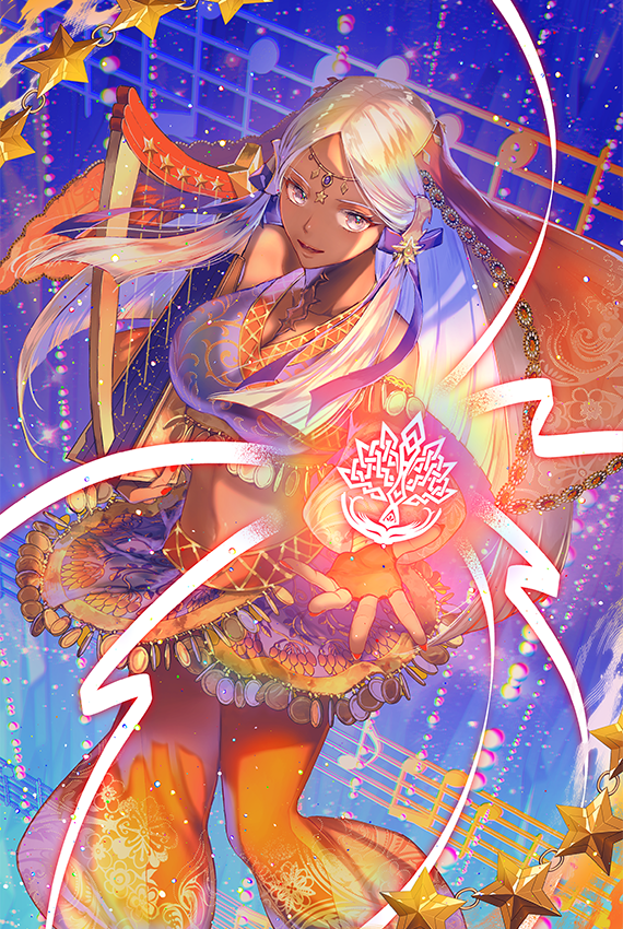 PirikaChro's tweet photo. 【キャラクター紹介】
《Y.G.1》言葉無き聖歌の歌姫 ロクサーナ(CV：#内田真礼 / 絵：憂)
「ふふ、私の声は、ちゃんと届いているかな？それじゃあ１曲、歌わせてもらおうか」

時空軍「言葉無き聖歌の歌姫」フェスは10月8日(木) 10:59まで！

#チェンクロ https://t.co/kjDMNvyOgw
