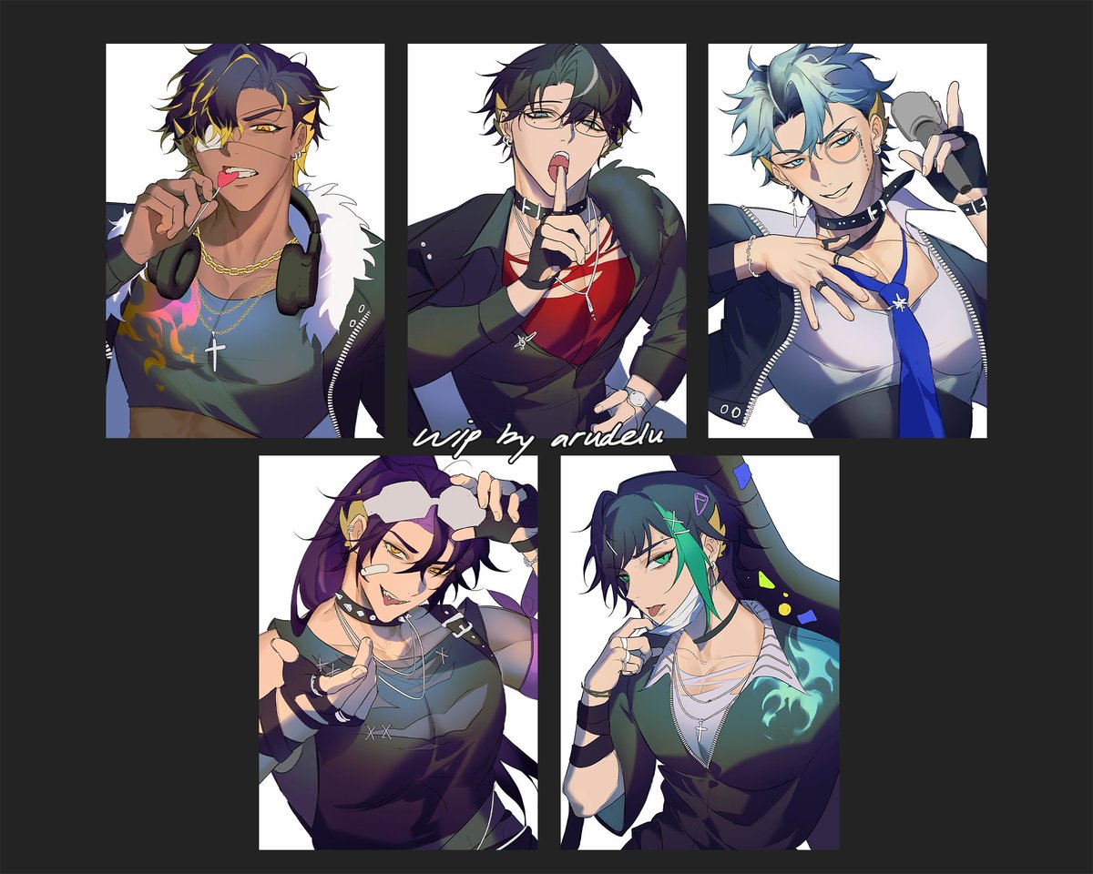 arudeluu's tweet photo. wip sketch &amp; base color  ✴︎๋࣭ ⭑
new pandavva series ─ #cf23 #comipara7 https://t.co/Ylzcw1KHH2