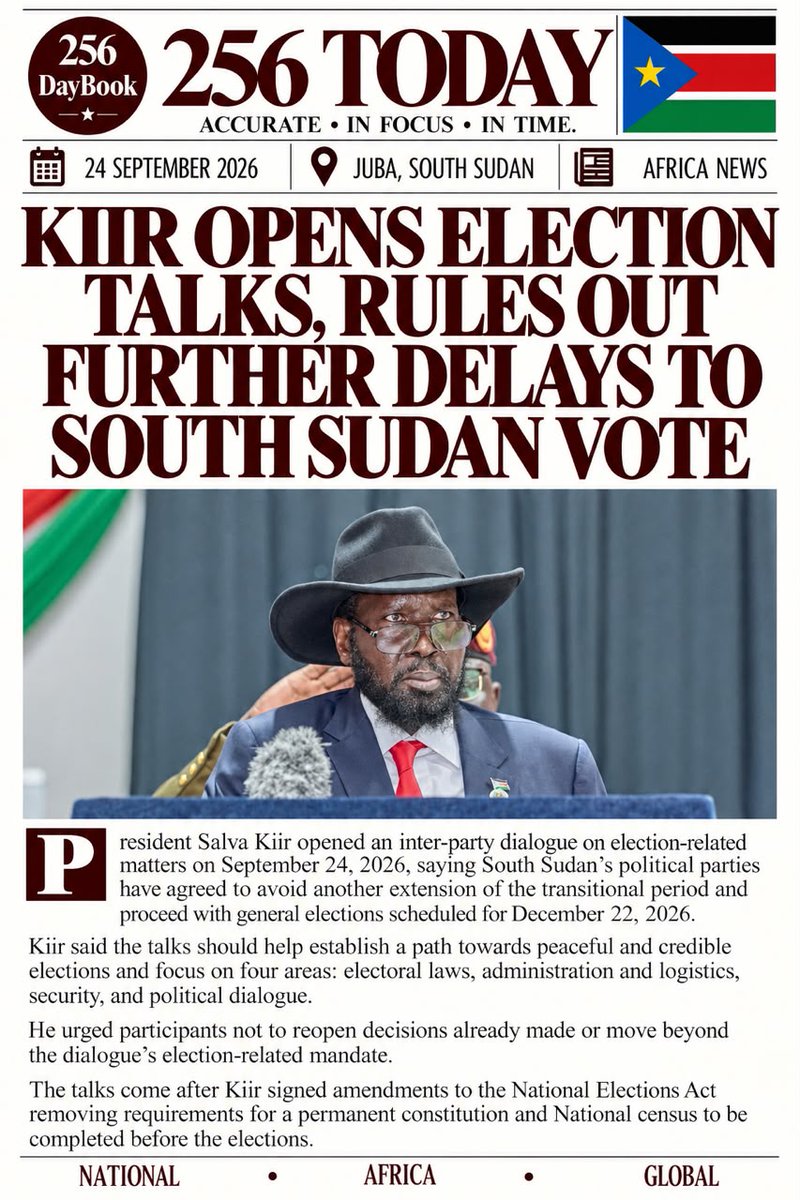 256daybook's tweet photo. SEPTEMBER 25, 2026 #256today #trendingnews #news #uganda #Global #worldnews #globalnews #world #Africa #fypシ゚ https://t.co/I6QzSdk6eR