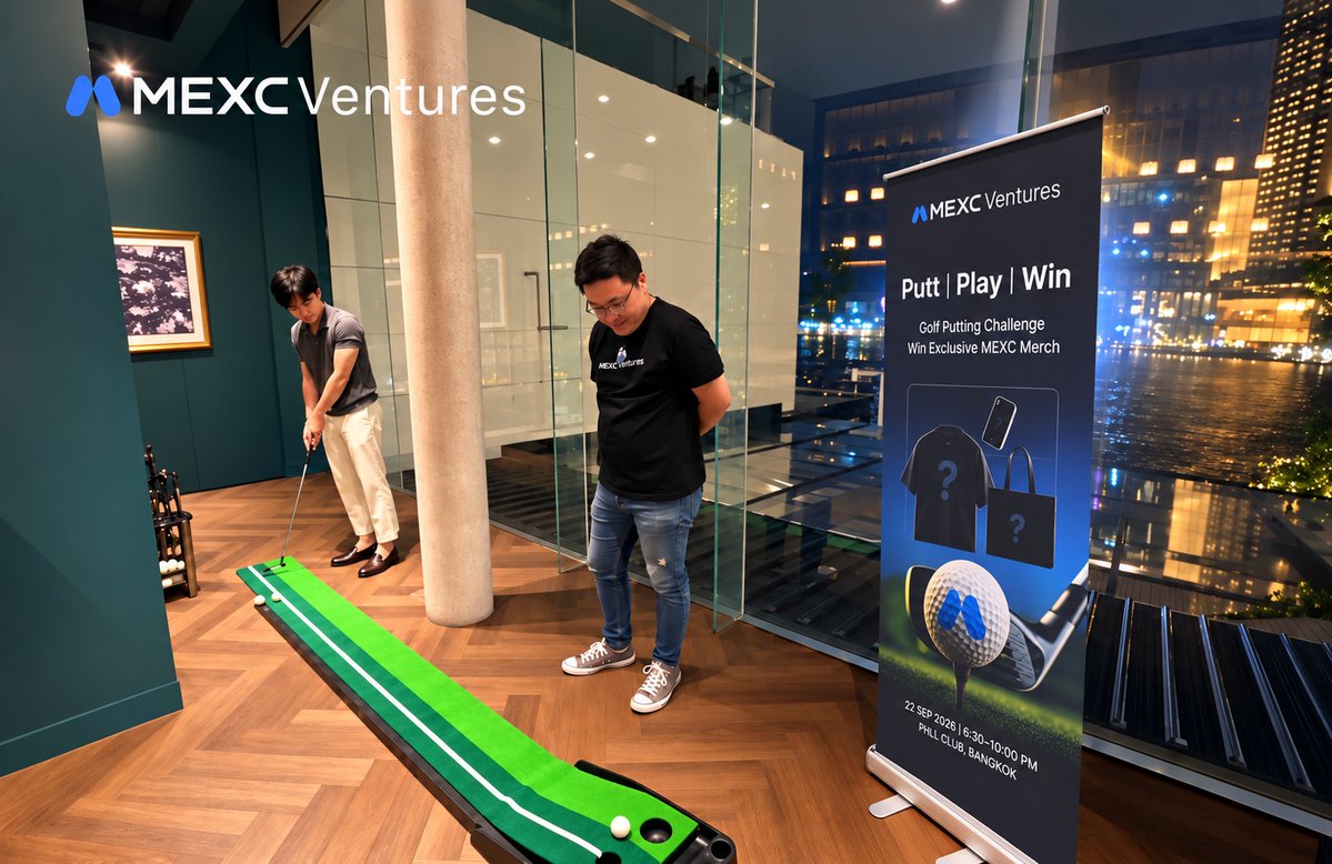 MEXC_Thailand's tweet photo. What a night! 👀🔥

MEXC Ventures was proud to support @PlearnOfficial  “We’re so BACK! — Give Me Alpha” at PHILL CLUB Bangkok.

From market insights and alpha sharing to the MEXC Golf Putting Challenge ⛳️, it was great to see the community come together, have fun, and connect.

Always happy to support projects that help Thailand’s Web3 & crypto community grow together. 💙

#MEXCVentures #MEXCEventRocks