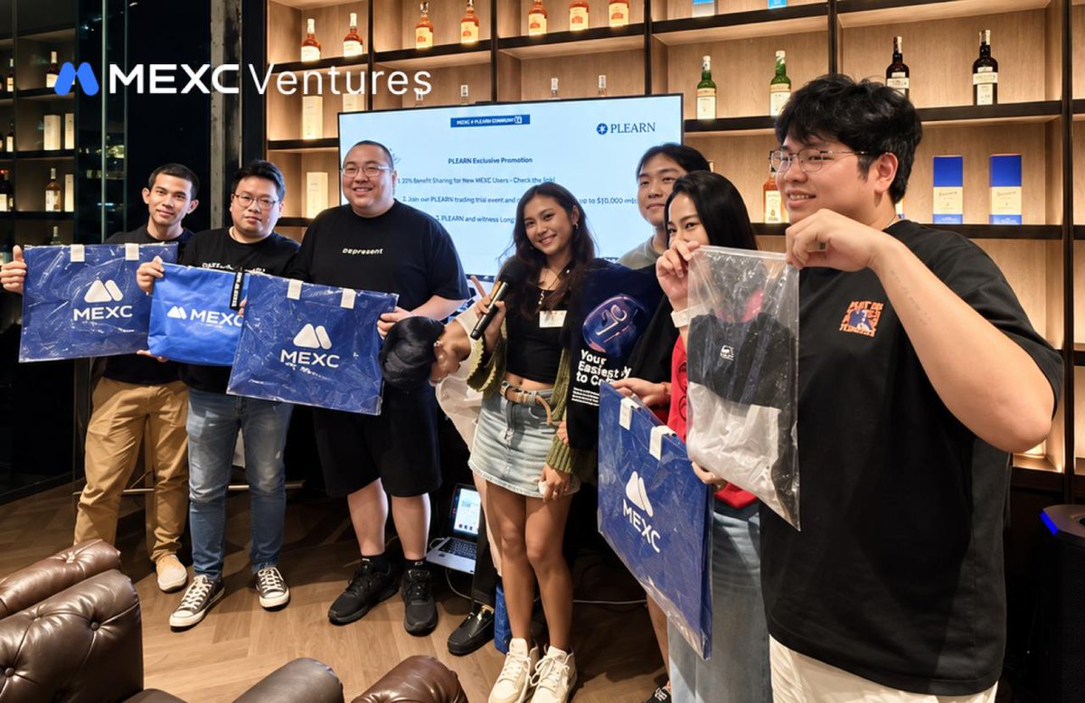 MEXC_Thailand's tweet photo. What a night! 👀🔥

MEXC Ventures was proud to support @PlearnOfficial  “We’re so BACK! — Give Me Alpha” at PHILL CLUB Bangkok.

From market insights and alpha sharing to the MEXC Golf Putting Challenge ⛳️, it was great to see the community come together, have fun, and connect.

Always happy to support projects that help Thailand’s Web3 & crypto community grow together. 💙

#MEXCVentures #MEXCEventRocks