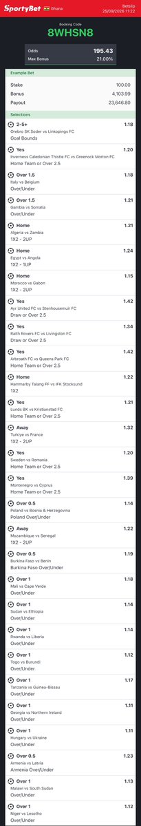 nationtreasuree's tweet photo. Edit ✍🏽 190+ Odds 

8WHSN8 https://t.co/u102n3Ndya