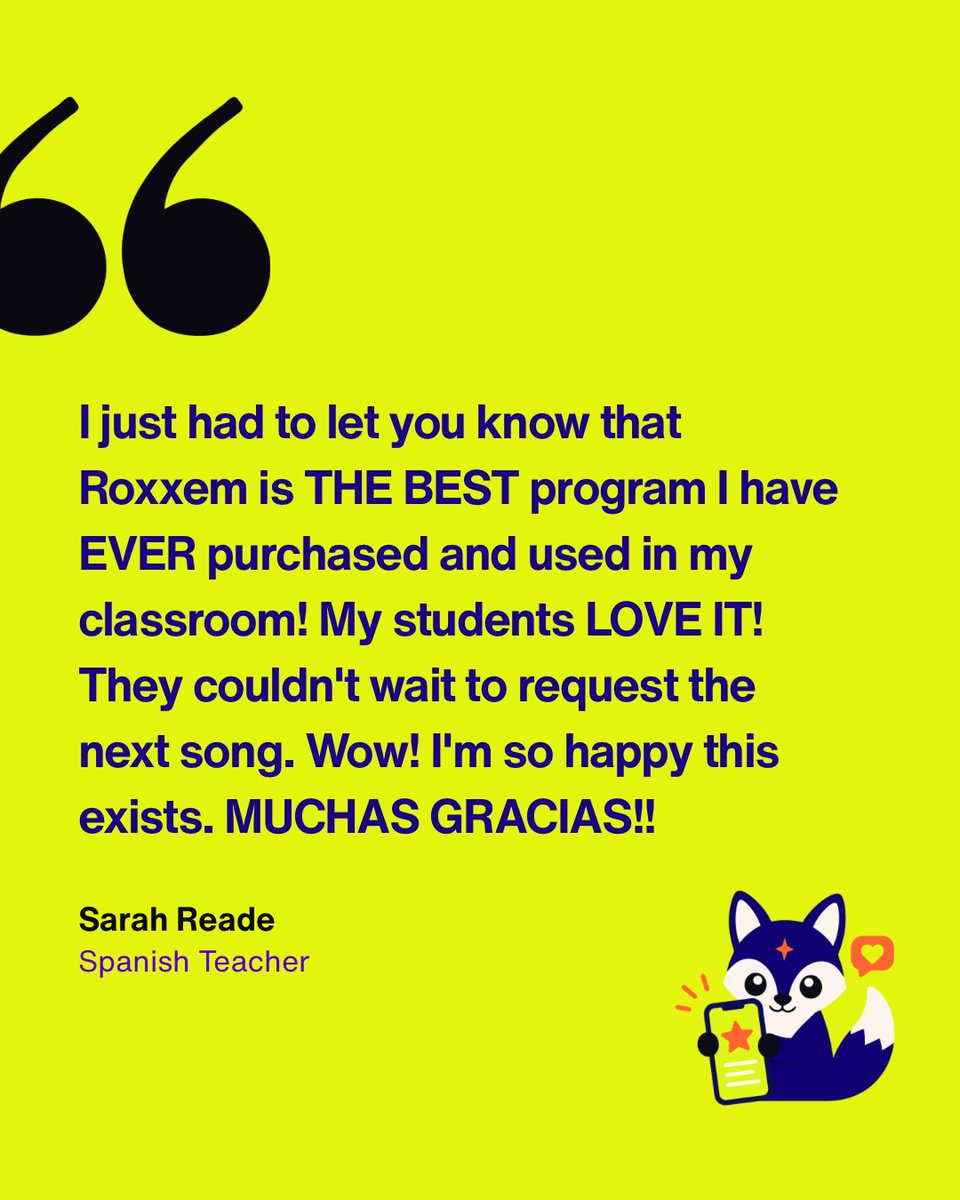 NumbersCajwq's tweet photo. Teachers love Roxxem—and they’re telling us why. Read what educators have to say about the music learning platform built with teachers, for teachers. https://t.co/f0x2wLX7au