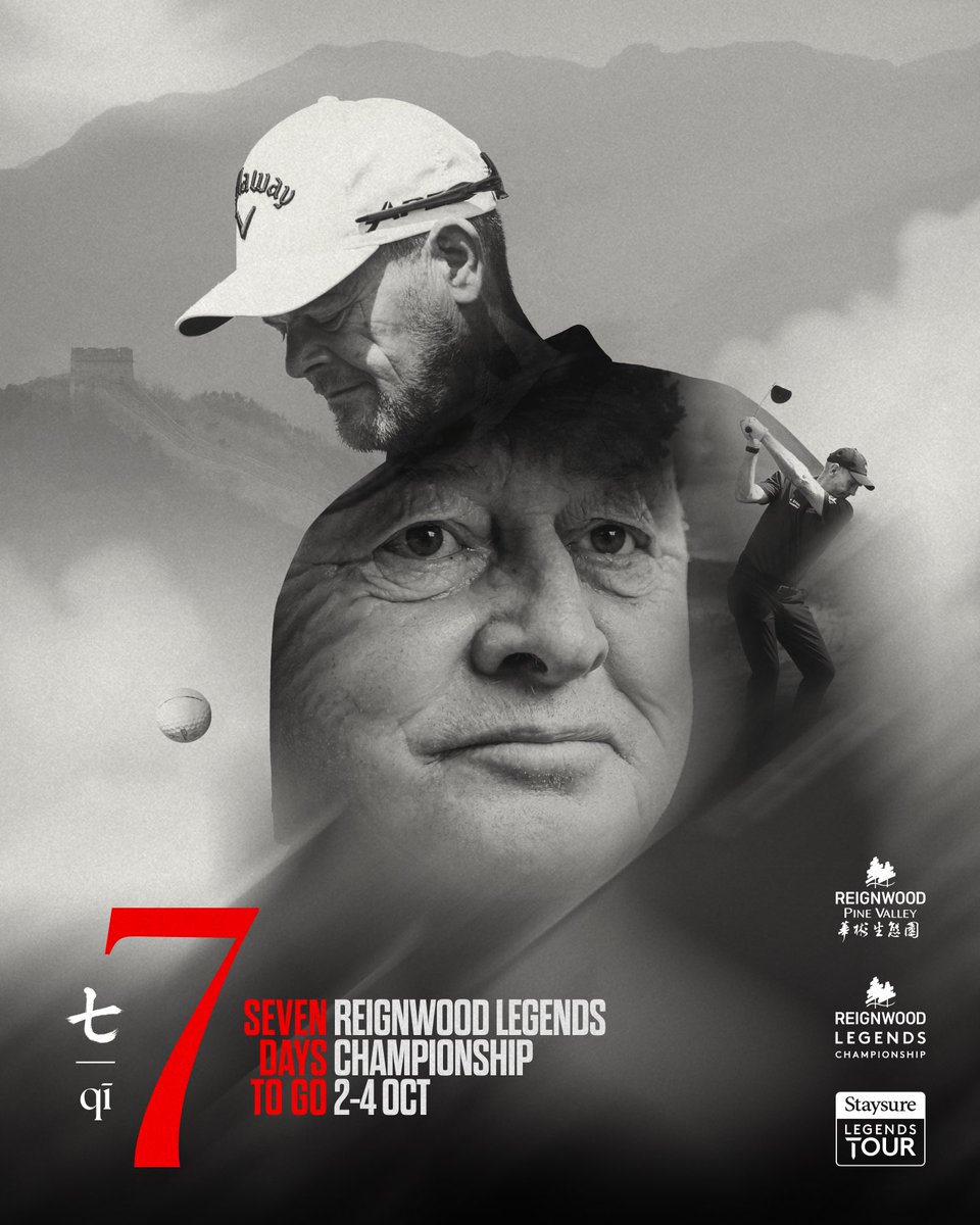 euLegendsTour's tweet photo. 7 days to go! ⛳️
The countdown is on, just one week until our legends tee off at the 2026 Reignwood Legends Championship in Beijing, China 🇨🇳
#StaysureLegendsTour #ReignwoodLegendsChampionship https://t.co/swxN9iUSzf