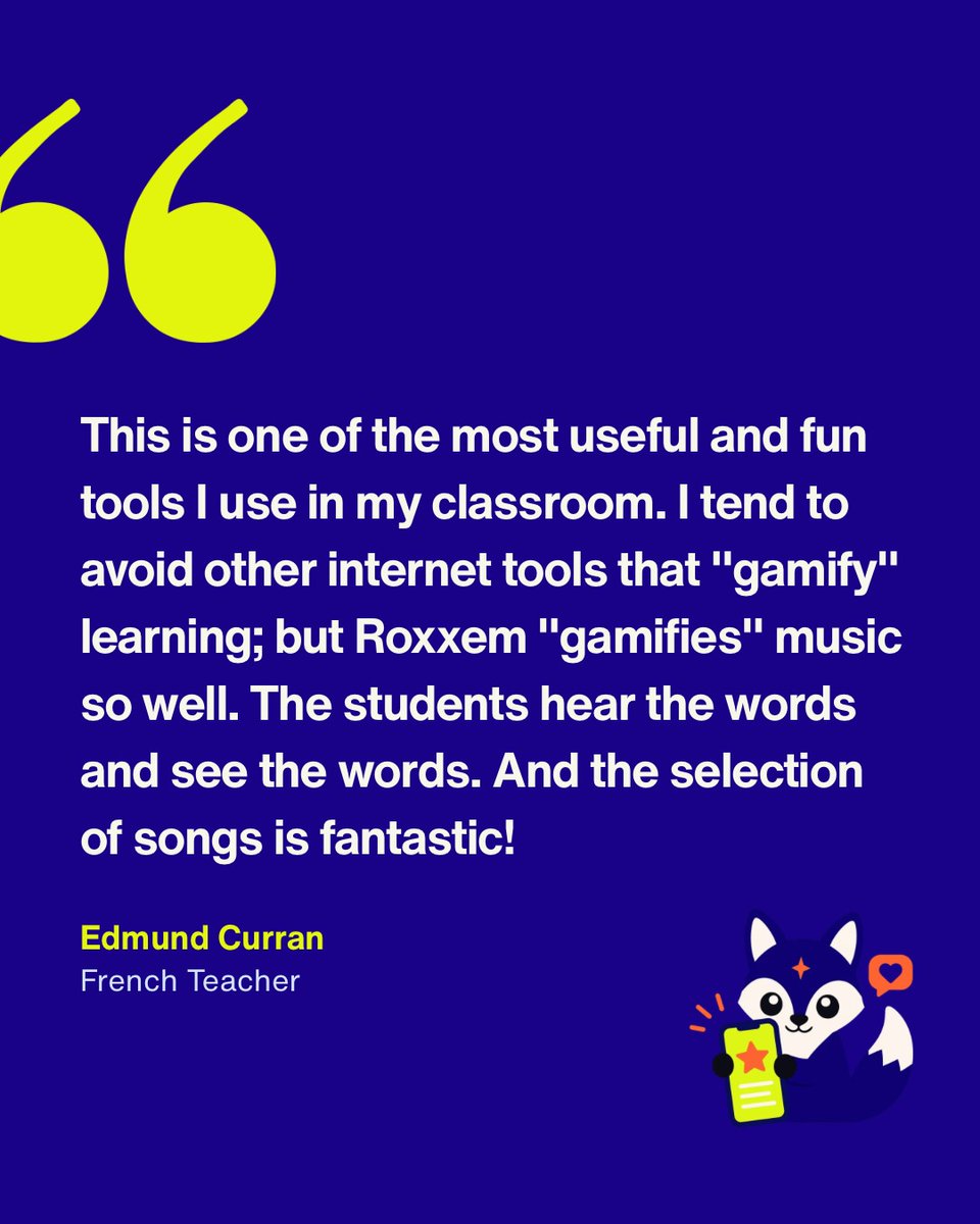NumbersCajwq's tweet photo. Teachers love Roxxem—and they’re telling us why. Read what educators have to say about the music learning platform built with teachers, for teachers. https://t.co/f0x2wLX7au