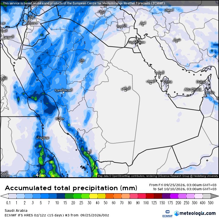 AbdullahBa472's tweet photo. تشير توقعات اعضاء الأوروبي إلى وسم مبكر وجميل على السواحل مابين #جدة إلى #ضبا وتتقدم نحو الشرق #حائل و #تبوك وتشمل مرتفعات منطقة مكة #الطائف و #مكة https://t.co/W9rb8V7IN9
