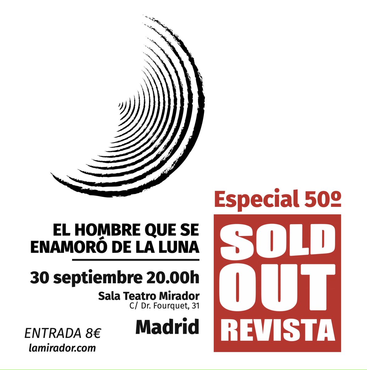 ElHombreLuna's tweet photo. Sara del Valle y @delgado_musica se suman al cartelazo de invitados de nuestra #Luna410 dedicada a @revistasoldout.

Sienna y Vega también llevarán su música y su voz al escenario de @salamirador.

📅 Miércoles 30 · 20h
🎟️ Entradas: https://t.co/GPL7Hk27AD https://t.co/C9mFmenpNw