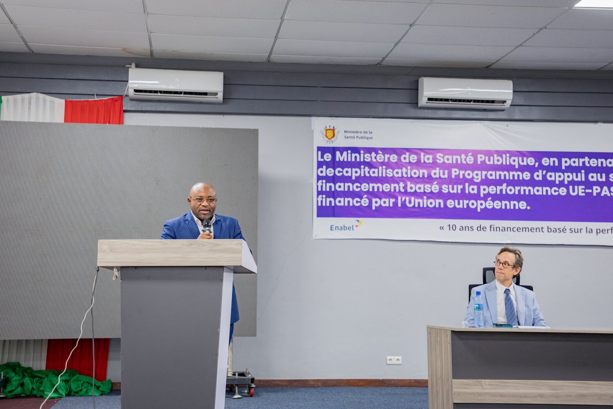 WhoBurundi's tweet photo. Clôture, ce 24/09, de l’atelier de capitalisation du programme UE-PASS-FBP3, présidée par @FideleDr, Ministre de la Santé Publique, en présence du Chef de mission a.i. de l’OMS, aux côtés des partenaires du secteur de la santé. https://t.co/vqzjHPoql2