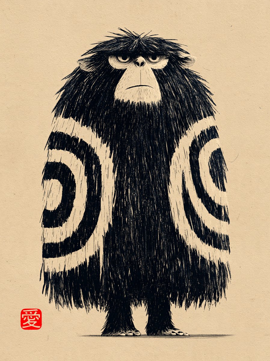 michaelrabone's tweet photo. Midjourney --sref 4054778981
Woodblock Print &amp; Paper Textures
+ Japanese Hanko Stamp 🉐

Troll --ar 3:4 --sref 4054778981
--sw 100 --stylize 300 --hd --v 8.2 https://t.co/8alJvQ1gFy