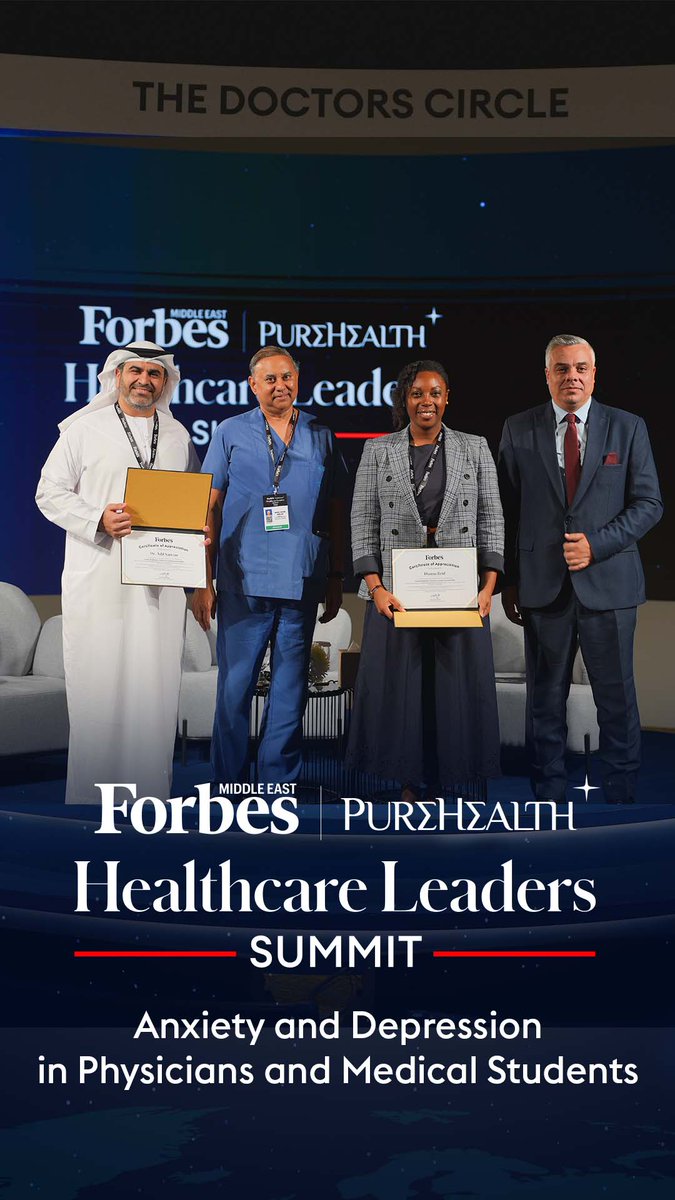 تفرض بيئة العمل الطبية تحديات متزايدة على الصحة النفسية للأطباء وطلاب الطب، بالتزامن مع تنامي تأثير وسائل التواصل الاجتماعي في الممارسة الطبية والصورة المهنية للطبيب. وضمن إحدى جلسات منصة Doctors Circle في النسخة الخامسة من قمة فوربس الشرق الأوسط "قادة الرعاية الصحية أبوظبي" 