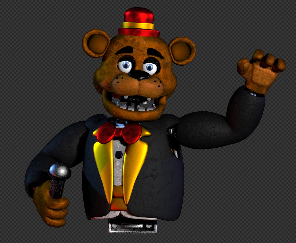 DylanDiaz654503's tweet photo. Games going good but don’t wanna share that much more info. All the models are done to my knowledge I’ve been working on other stuff like this tuxedo Freddy hope yall like it I’ll probably make the rest https://t.co/51HR05ljd2
