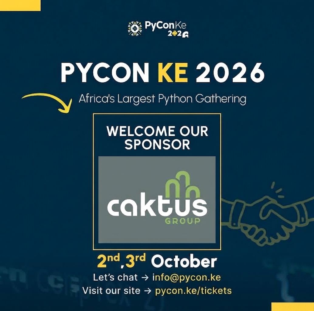 CaktusGroup's tweet photo. Wishing everyone a great @PyconKenya this weekend!
https://t.co/53j3VeTtG1
#Python #PyCon #PyConKenya https://t.co/vqmNro25ut