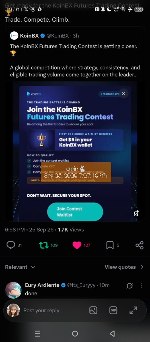 jalehace27's tweet photo. @CRYPTOKRALI3 @KoinBX Done https://t.co/M9IArEBUaf