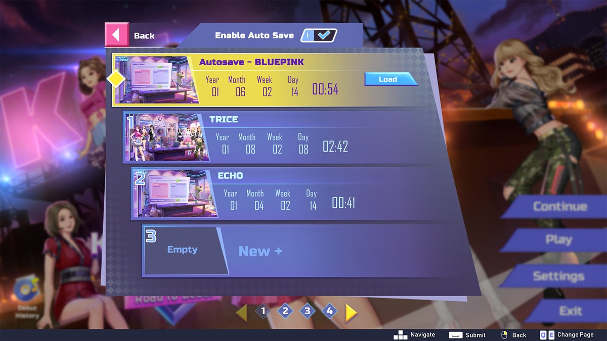 PQubeGames's tweet photo. Update 1.1.0.0 is here for K-pop Idol Stories: Road to Debut! 🎉

With this update, we’ve added more save slots, a brand-new Debut Gallery, 9 new lightstick items, polished cutscenes, and a range of improvements and bug fixes. 💾✨

Read the full changelog and see the latest platform availability here: https://t.co/FY6p3I2u2p
