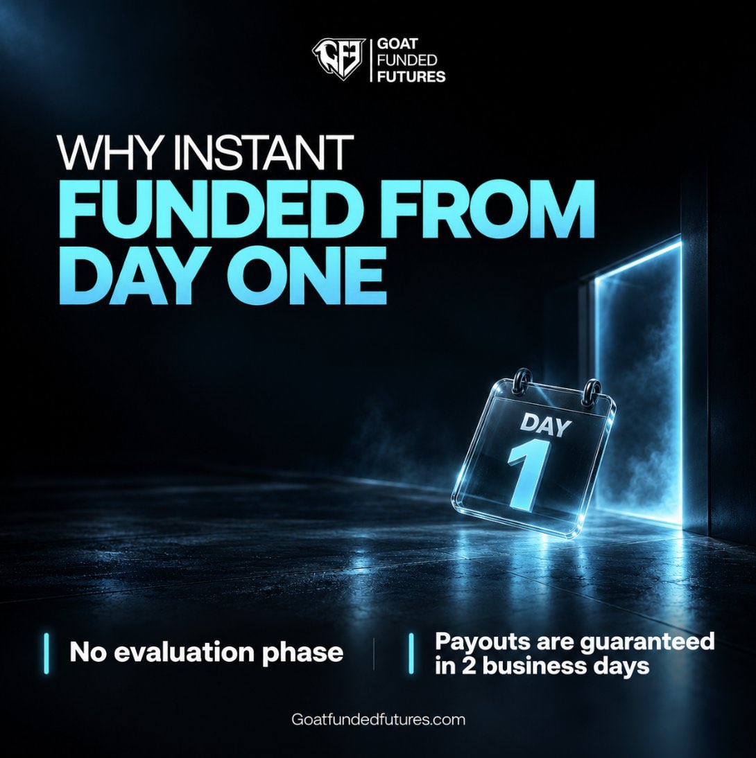 zackstech's tweet photo. ⚡ Funded from Day One.

No evaluation phase. 

No waiting to prove yourself first.

Start directly with an Instant Account and trade for rewards from the beginning.

And when it’s time to get paid: rewards are guaranteed within 2 business days. 🐐 https://t.co/GMBuz5q8fx