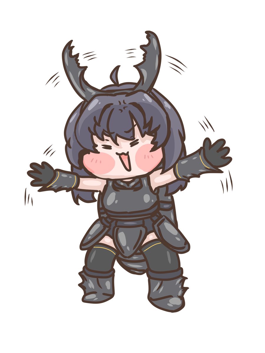 intoushi_'s tweet photo. うちで飼ってるテイオウヒラタの獣人 https://t.co/oe5a3FPNoN