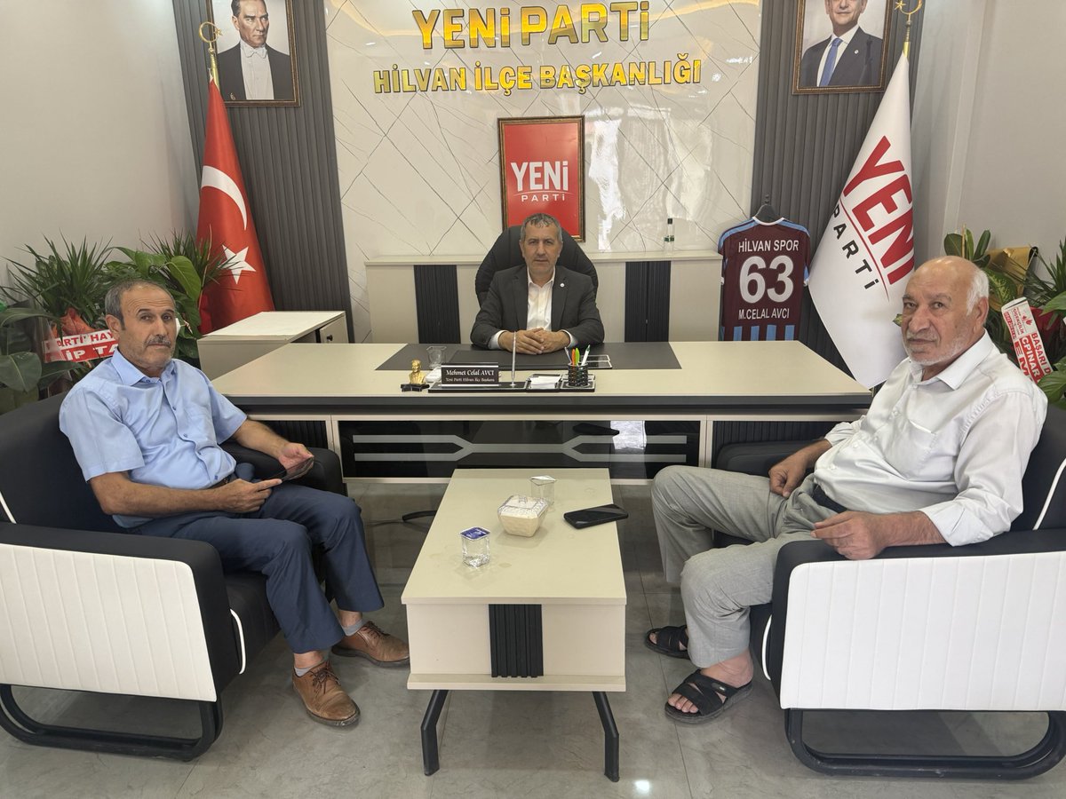 mehmetcelalavci's tweet photo. Korgun köyümüzden SayınMahmut Beyret ve Sayın Mustafa Beyret, değerli esnafımız Hacı Hadi Paytal ile Gölcük köyümüzden Sayın Halil Aktaş, ilçe başkanlığımıza ziyarette bulundular.

Nazik ziyaretleri ve güzel sohbetleri için teşekkür ediyoruz.
@yenipartiyiz  @urfayeniparti https://t.co/knYPnCnc4D