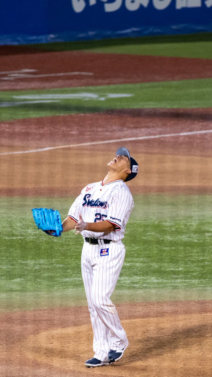 flyby_ys's tweet photo. これぞエース
 #swallows
 #山野太一 https://t.co/dEZEVyY1Ge
