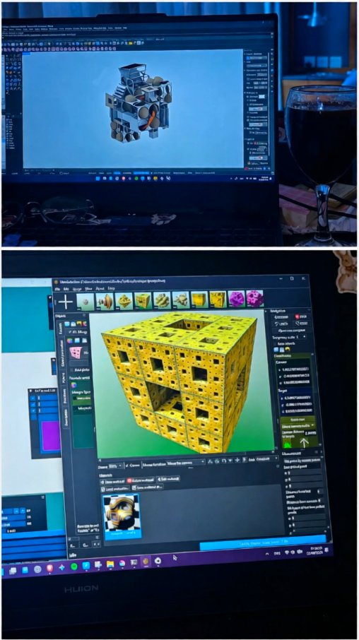 erisfior's tweet photo. Exploring the #Mandelbrot set, recursive geometry &amp; its strange 3D relatives: including the Mandelbox #Architecture ❤️  Testing forms, iterations and impossible little worlds to see how fractal logic might translate into architecture.  #Fractals https://t.co/rLyqXNslOu