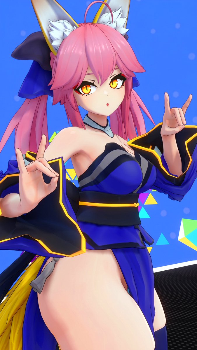 Vixen_RouxVR's tweet photo. Your devoted soulmate has arrived! Caster class, Tamamo no Mae at your service, Master~ ♡
#TamamoNoMae #玉藻の前 #キャス狐 #Fate #FGO #FateExtra https://t.co/vrCq8JG6o7