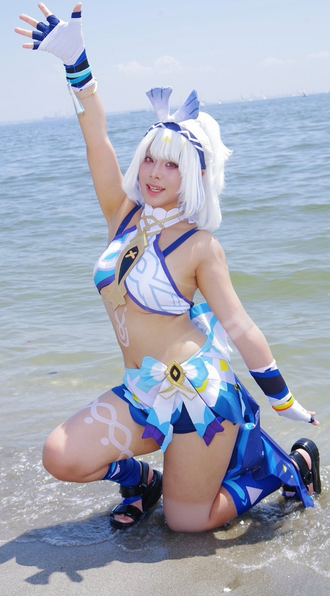 Noir_Neko0214's tweet photo. 🌊 原神 / ムアラニ 🦈

―――しゅっぱーつ！ https://t.co/j27YgrGBAP