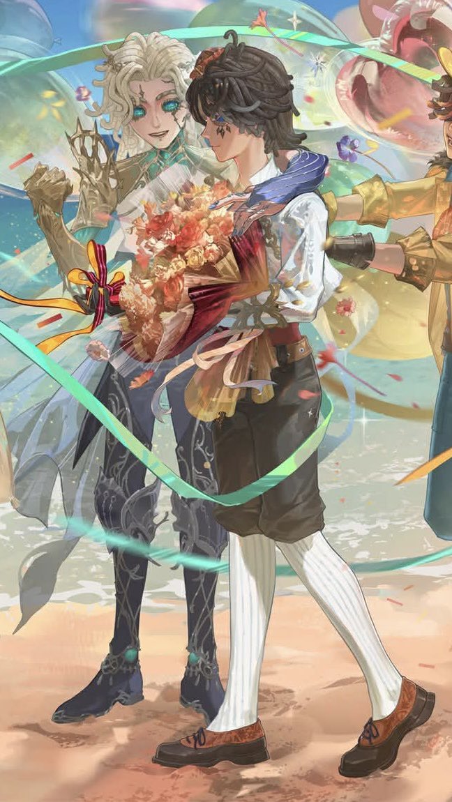 sourboylen's tweet photo. appearing in official art together more than once… one of them beinh next to the canon couple… HMMM https://t.co/QHqlcJOtZB