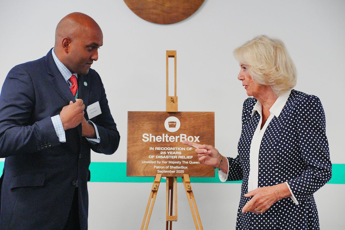 Cathy57600977's tweet photo. Court Circular 24 September.

The Queen, Patron, SafeLives, this afternoon received Ms. Ellen Miller upon relinquishing her appointment as Chief Executive.
Her Majesty, Patron, ShelterBox, received Mr. Sanjayan Srikanthan upon relinquishing his appointment as Chief Executive. https://t.co/kxTpaNLbao