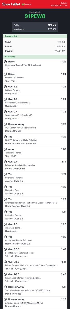 nationtreasuree's tweet photo. Edit ✍🏽 93+ Odds 

91PEW8 https://t.co/6pghKougQG