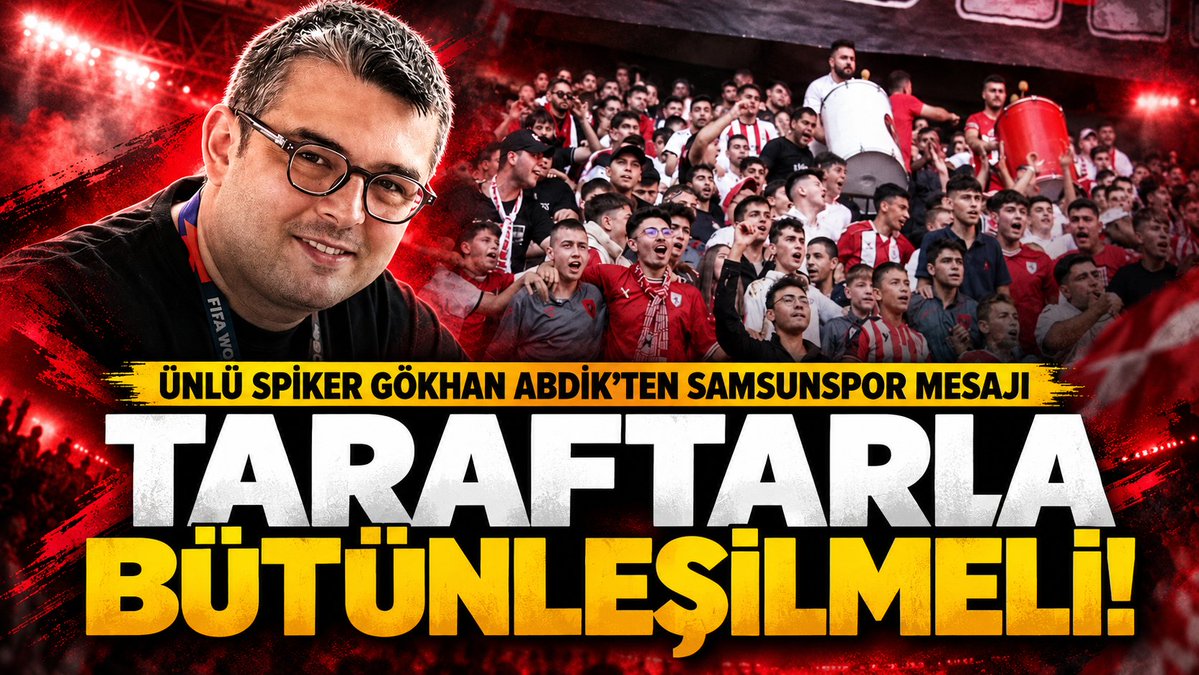 Kanal362's tweet photo. Ünlü spiker Gökhan Abdik'ten #Samsunspor mesajı:
Taraftarla bütünleşilmeli!

https://t.co/ihFJaXJly7 https://t.co/Ur67EXyteO