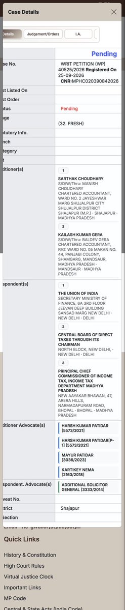 IAMSONUSETHI's tweet photo. #ExtendTaxAuditDueDateImmediately 🚨 🚨 BREAKING: The legal battle intensifies! One more Writ Petition (WP/40525/2026) has been filed in the Madhya Pradesh High Court demanding a #TaxAuditExtension.
With utility glitches,overlapping compliance calendars,and severe pressure on Us. https://t.co/RTVpdo55qW