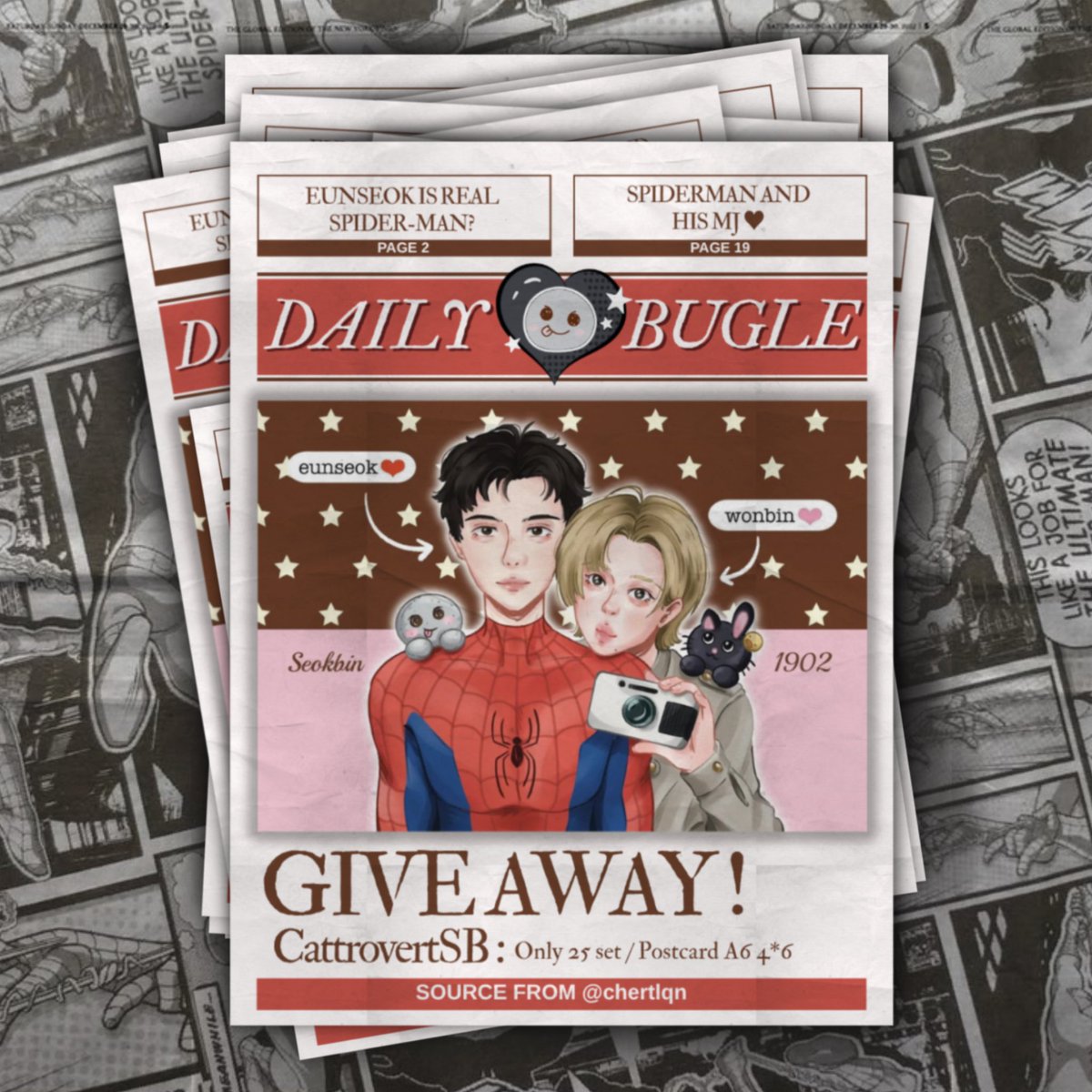 chertlqn's tweet photo. please kindly rt 🪽

⌗ giveaway for #seokbin shipper 🐈🐈‍⬛
⌗ postcard 4*6 only 25 set!

 ᨳ date : 10 oct
 ᨳ time 10:00-12:00 (walk in)
 ᨳ sunbrown cafe @cattrovertSB 

 ᨳ 𓈒 rt &amp; show this tweet 𓈒 ✳︎ ◞
( exchange dm)

#CattrovertSB #3901room https://t.co/DetYZHem3h