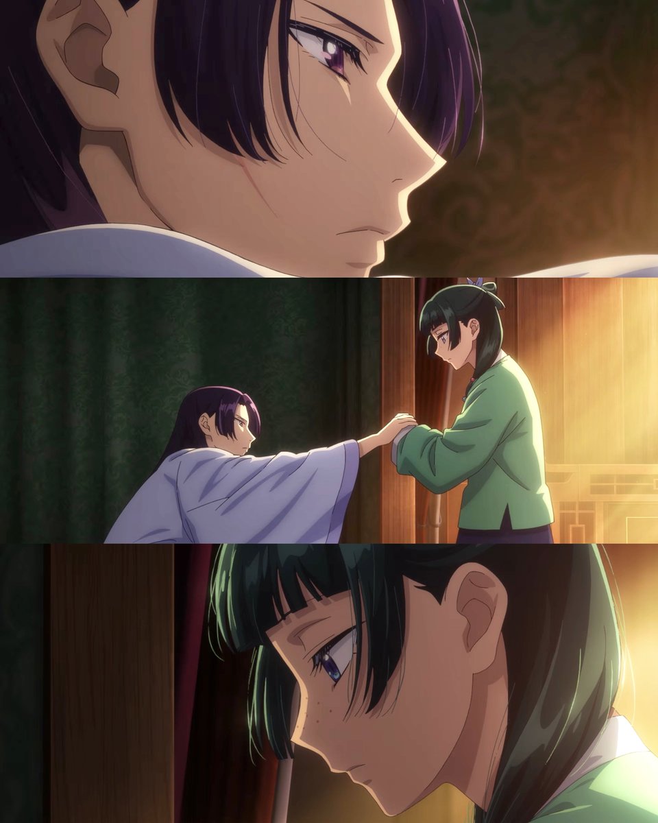 misokirisuna's tweet photo. สายตาไอหมาม่วงที่ไม่ได้มองยัยแมวเป็นแค่เครื่องมืออีกต่อไปแล้วนี่มันโคตรจะคลั่งรักเลยว่ะ มองแค่นี้ยังรู้เลยว่ามันหลงยัยเหมียวหนักมาก แล้วรอยแผลทำให้แกดูหล่อขึ้นกว่าเดิมอีก ฉันปลื้มมาก 😭💜🐈‍⬛ https://t.co/b50xrUjQzW